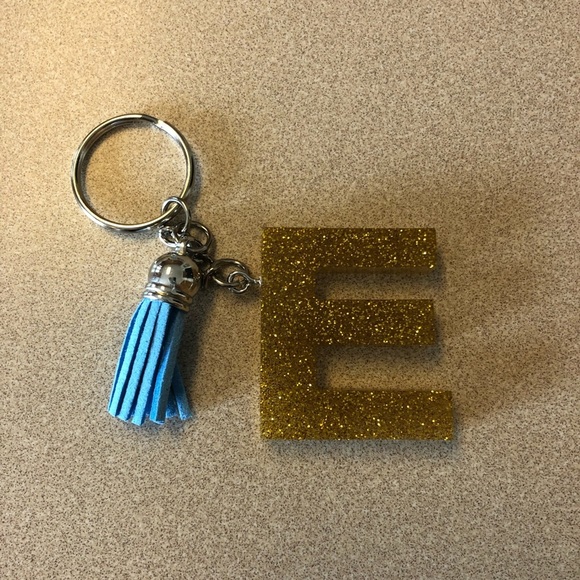 Hand Crafted Accessories - Handmade Letter "E" Keychain
